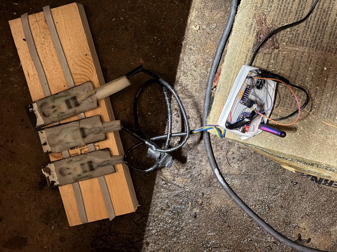 Updated sensor rig with variable regulator and ADS1115 dedicated buck converter